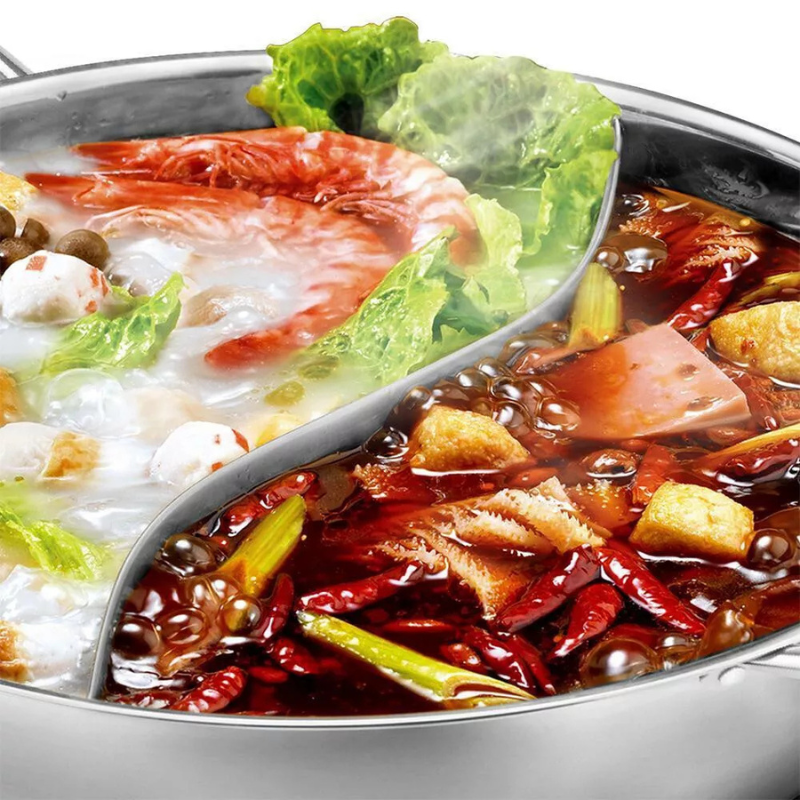 Pentola in Acciaio Inox HOT POT Induzione...