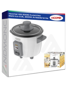 Hoomei HM 5006 Cuociriso Elettrico 0.3L 300W Antiaderente