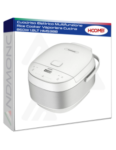 Cuociriso Elettrico Multifunzione Rice Cooker Vaporiera...