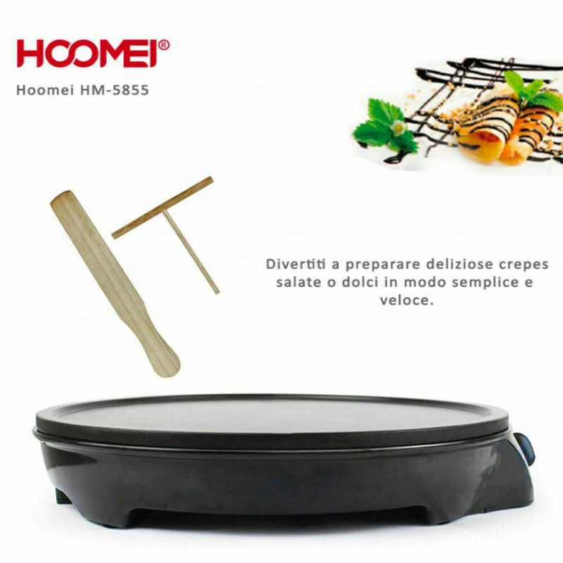 Crepiera Piastra Elettrica per Crepes Piadine...
