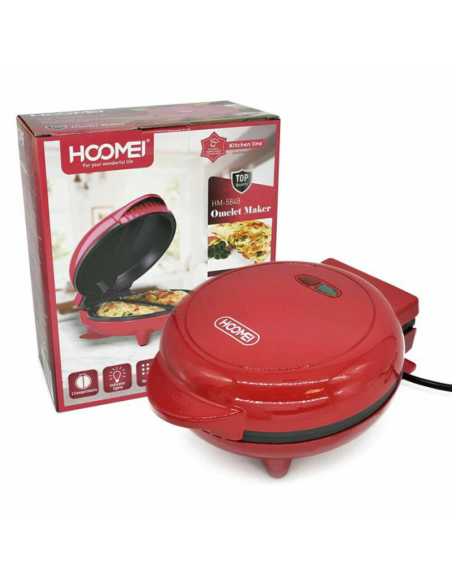 Piastra Elettrica per Omelette Antiaderente 750W con LED di Funzionamento HM5848