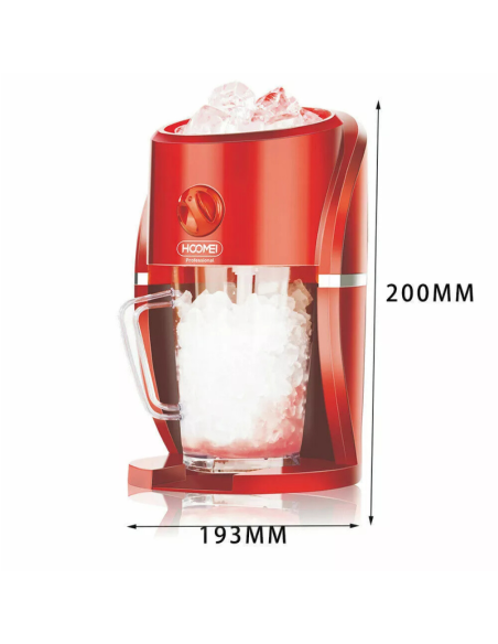 Macchina Tritaghiaccio Elettrica 25W Caraffa da 250Gr Granite Cocktails HM-6518