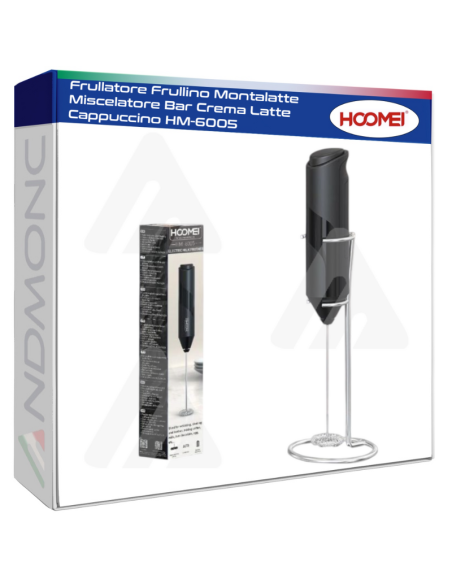Frullatore Frullino Montalatte Miscelatore Bar Crema Latte Cappuccino HM-6005