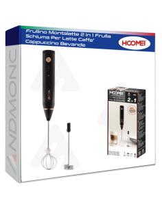 Frullino Montalatte 2 in 1 Frulla Schiuma Per Latte...