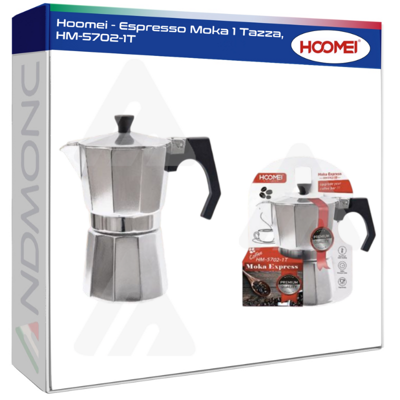 Hoomei - Espresso Moka 1 Tazza, HM-5702-1T