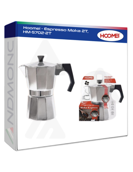 Hoomei - Espresso Moka 2T, HM-5702-2T