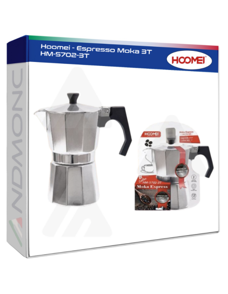 Hoomei - Espresso Moka 3T HM-5702-3T