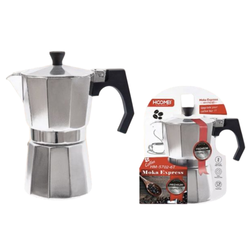 Hoomei - Espresso Moka 6T, HM-5702-6T