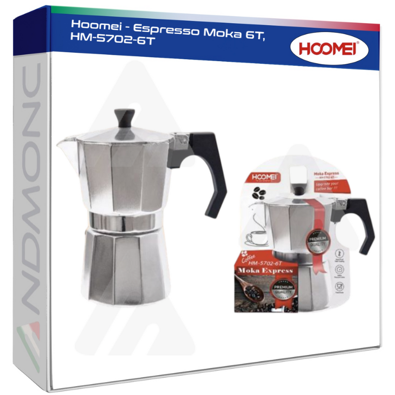 Hoomei - Espresso Moka 6T, HM-5702-6T