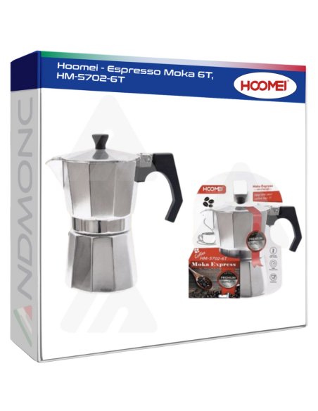 Hoomei - Espresso Moka 6T, HM-5702-6T