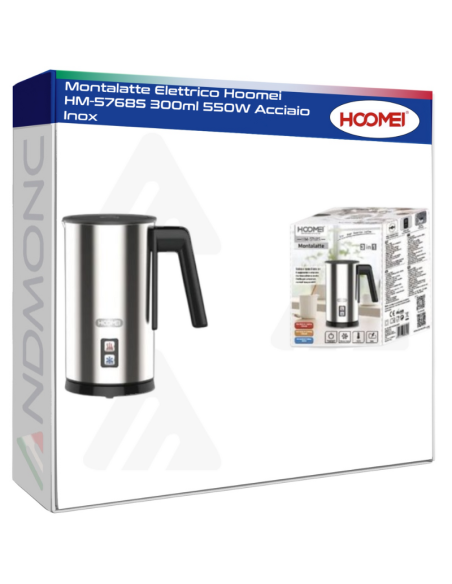 Montalatte Elettrico Hoomei HM-5768S 300ml 550W Acciaio Inox