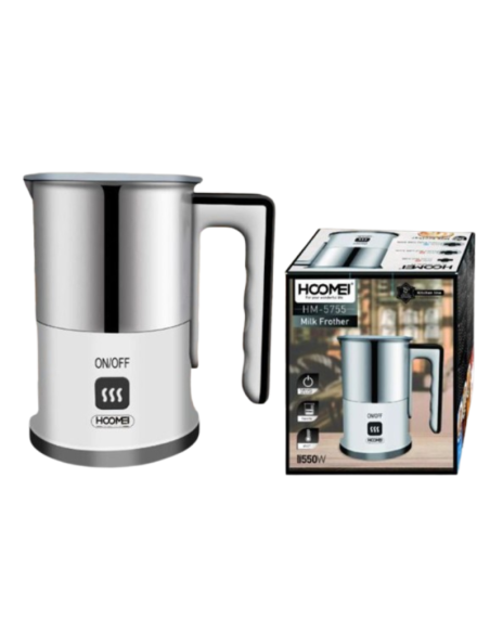 Montalatte Elettrico HOOMEI HM5755 500W Schiuma Calda Fredda Spegnimento Auto