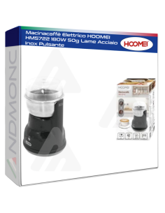 Macinacaffè Elettrico HOOMEI HM5722 180W 50g Lame Acciaio...