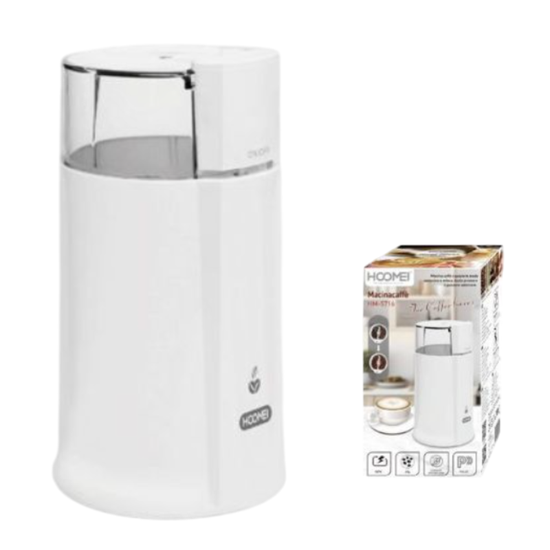 Macinacaffè Elettrico HOOMEI HM5716 180W 60g...