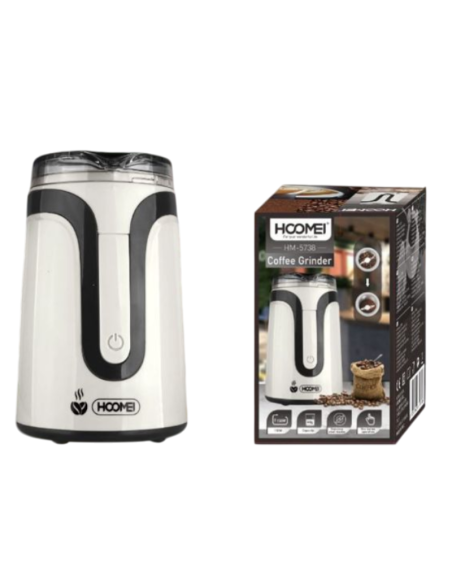 Macinacaffè Elettrico HOOMEI HM5738 150W 60g Lame Acciaio Inox Pulsante