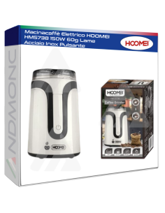 Macinacaffè Elettrico HOOMEI HM5738 150W 60g Lame Acciaio...