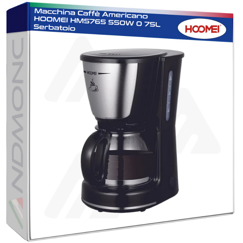 Macchina Caffè Americano HOOMEI HM5765 550W 0...