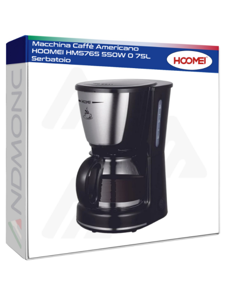 Macchina Caffè Americano HOOMEI HM5765 550W 0 75L Serbatoio