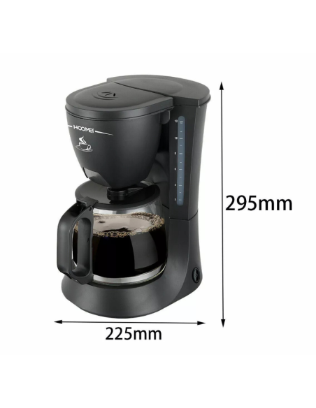 Macchina per Caffè Americano Caffè Lungo 680W Tè Tisane Capacità 1.2Lt HM-5760