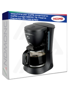 Macchina per Caffè Americano Caffè Lungo 680W Tè Tisane...