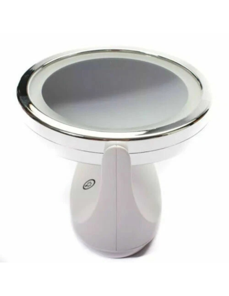 Specchio per Trucco MakeUp Ingrandimento 5X Luce LED Specchio Cosmetico HM-7330