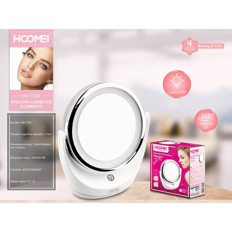 Specchio per Trucco MakeUp Ingrandimento 5X...