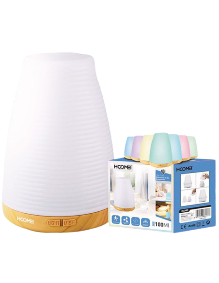Diffusore di Essenze Aromaterapia Oli Essenziali 4W Capacità 100Ml RGB HM-2250