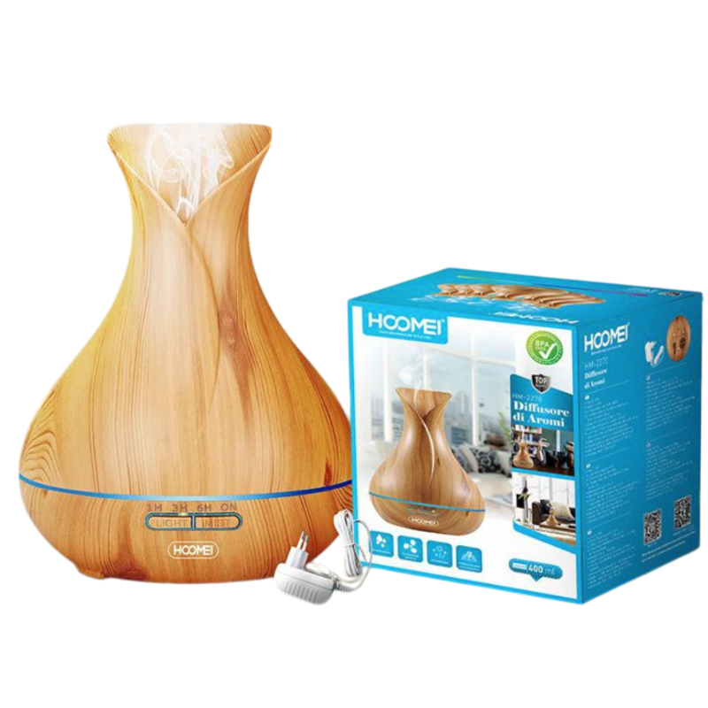 Diffusore Aromi Aromaterapia 7 Led Ultrasuoni...