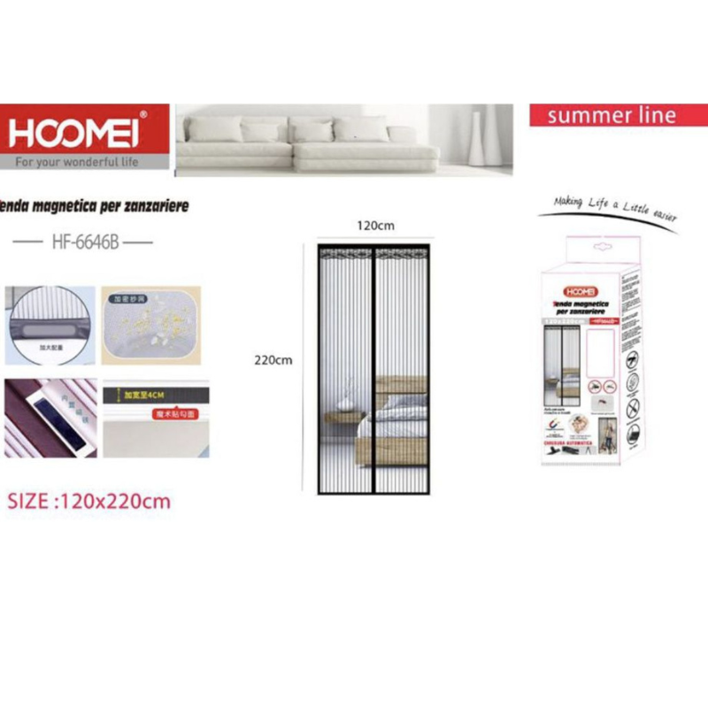 Zanzariera Magnetica 120x220cm HF-6640B