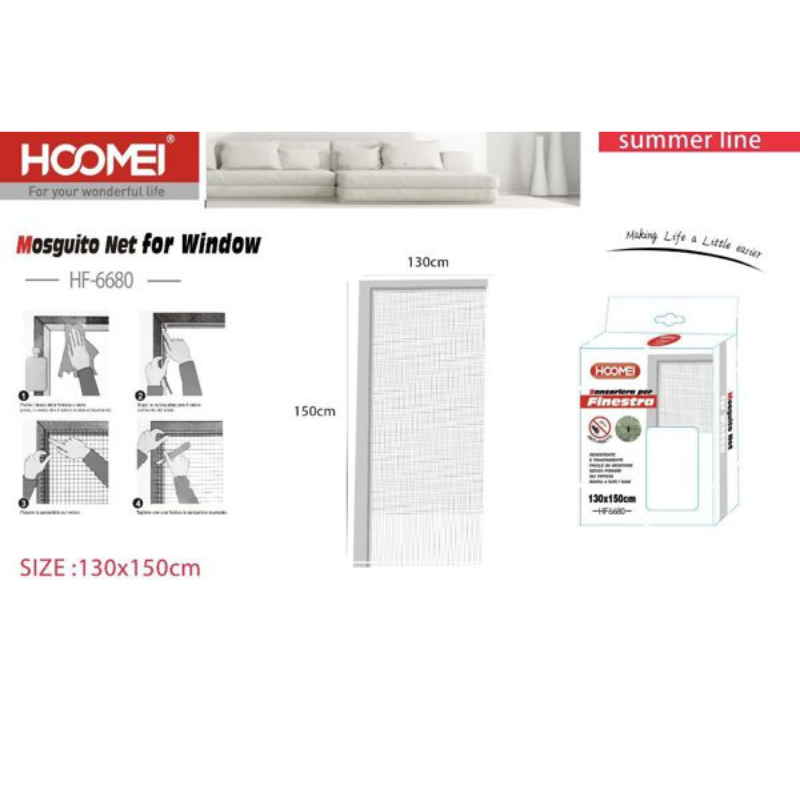 Zanzariera Finestra 130x150cm HF-6680