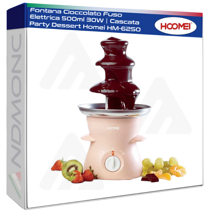 Fontana Cioccolato Fuso Elettrica 500ml 30W -...