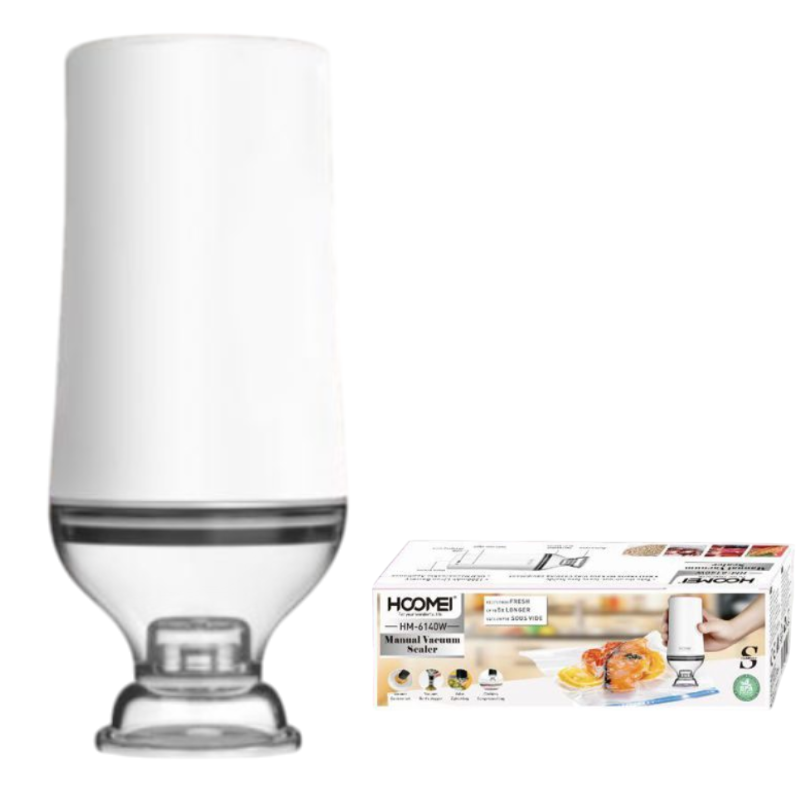 HOOMEI HM-6140W Sigillatore Sottovuoto Manuale...