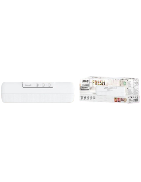 Hoomei HM-6155W Macchina Sottovuoto Automatica 90W - Sigillatrice + 10 Sacchetti Inclusi