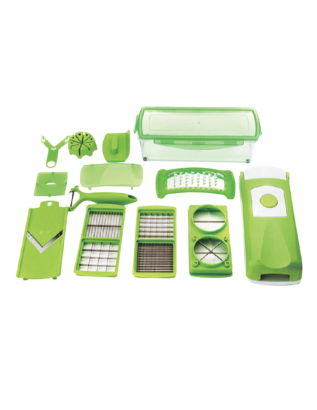 Affettatutto Trita Verdure con Contenitore 13 in 1 Hoomei HM-6126 Taglia Tutto Multifunzione