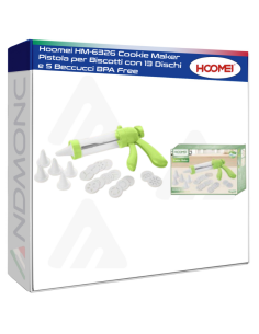 Hoomei HM-6326 Cookie Maker Pistola per Biscotti con 13...