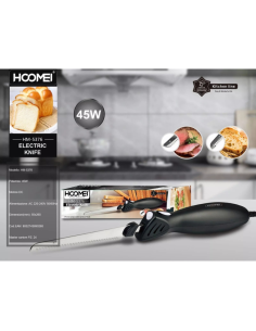Coltello Elettrico Hoomei HM-5376 Doppia Lama in Acciaio... 2