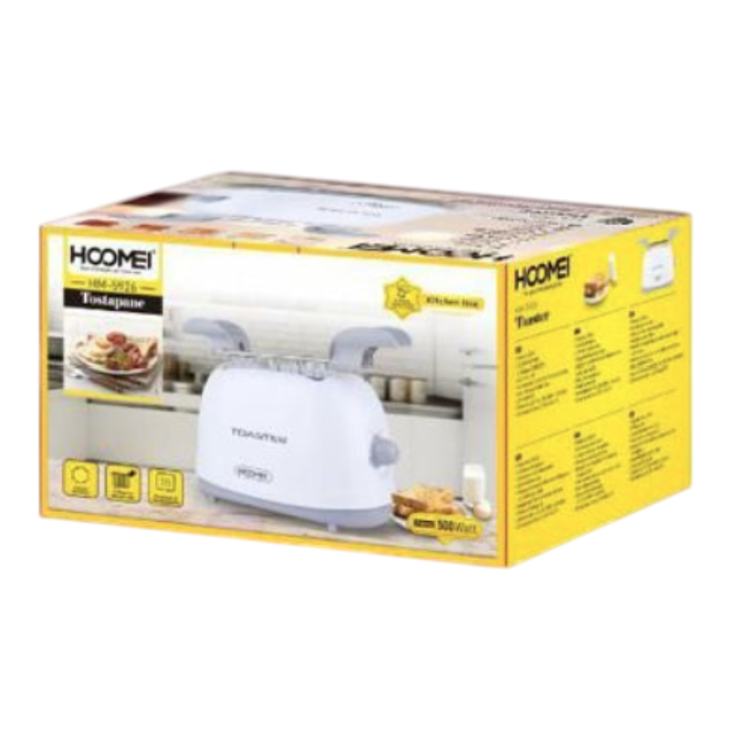 Tostapane Classico Hoomei HM-5926 500W per 2...