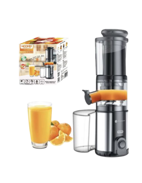 Estrattore di Succo Lento Hoomei HM-6938 100W 55RPM +30% Succo, Filtro Removibile