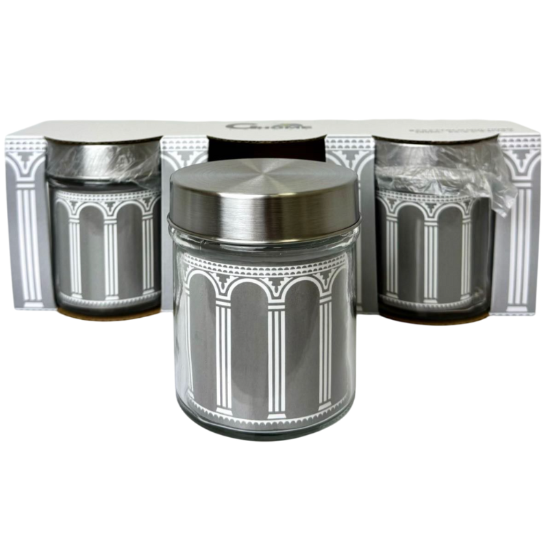 Set 3pz. Barattoli Caffè,Zucchero,Sale 300ML