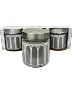 Set 3pz. Barattoli Caffè,Zucchero,Sale 800ML 2