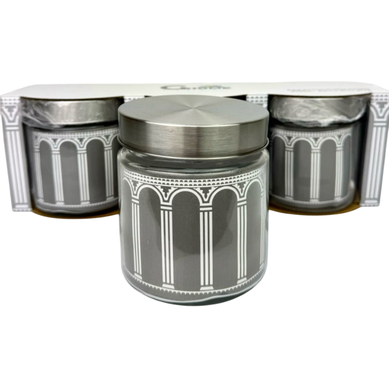 Set 3pz. Barattoli Caffè,Zucchero,Sale 800ML