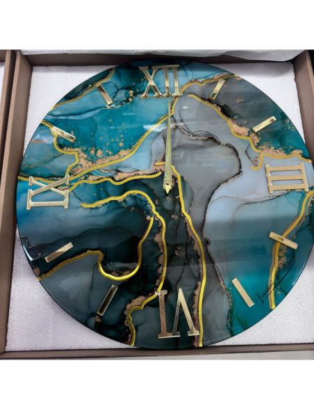 Orologio da Parete, effetto Marmo 40cm