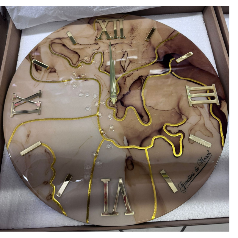 Orologio da Parete, effetto Marmo 40cm art.2