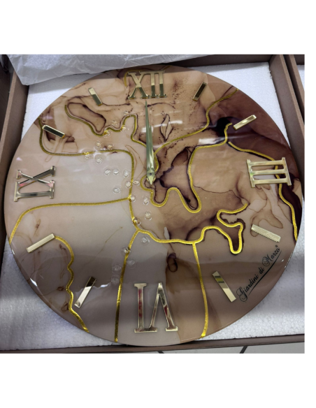 Orologio da Parete, effetto Marmo 40cm art.2