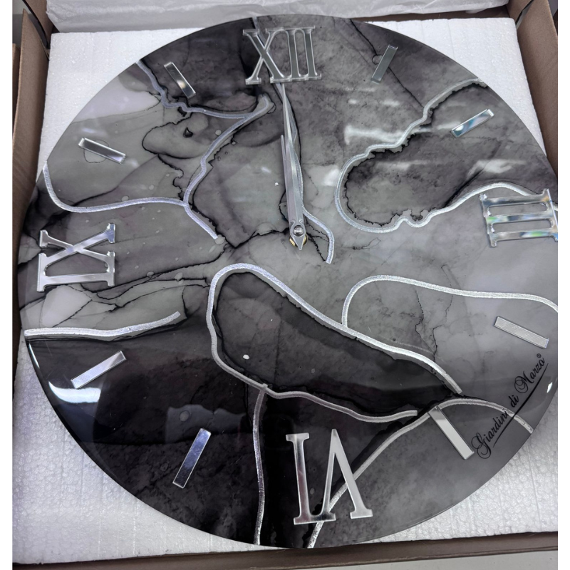 Orologio da Parete, effetto Marmo 40cm art.3