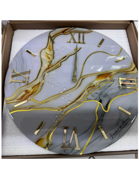 Orologio da Parete, effetto Marmo 40cm art.4