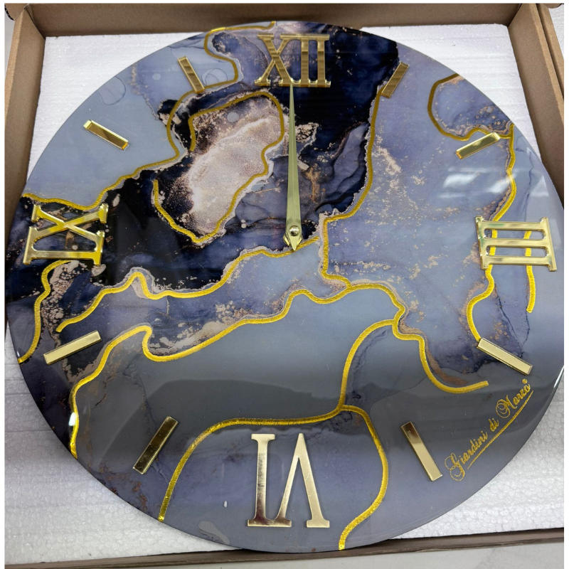 Orologio da Parete, effetto Marmo 40cm art.5