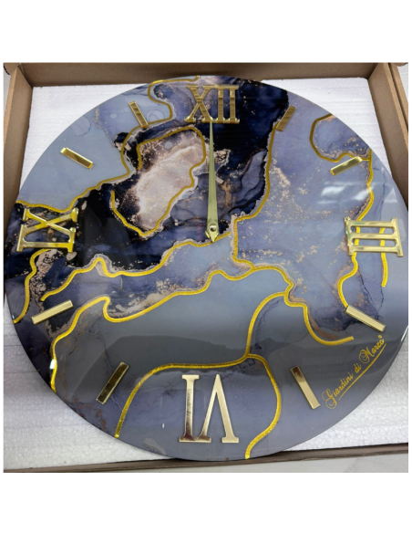 Orologio da Parete, effetto Marmo 40cm art.5