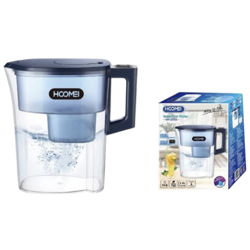 HOOMEI Caraffa Filtrante Acqua 3.5L HM-6575B...