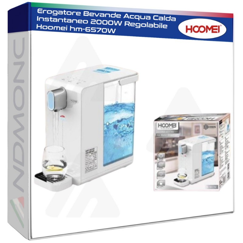 Erogatore Bevande Acqua Calda Instantaneo 2000W...